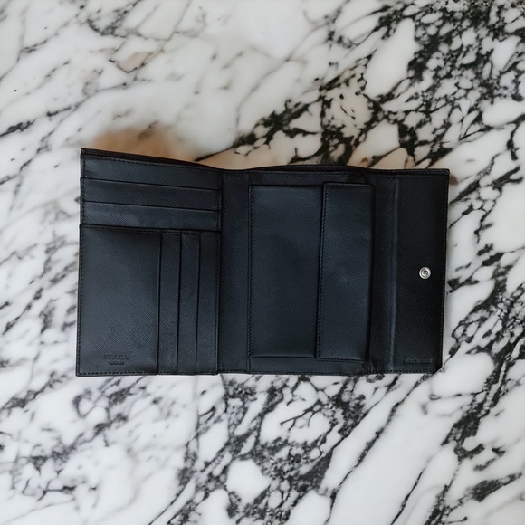 Prada Black Tessuto Bi-fold Wallet - Picture 7 of 12